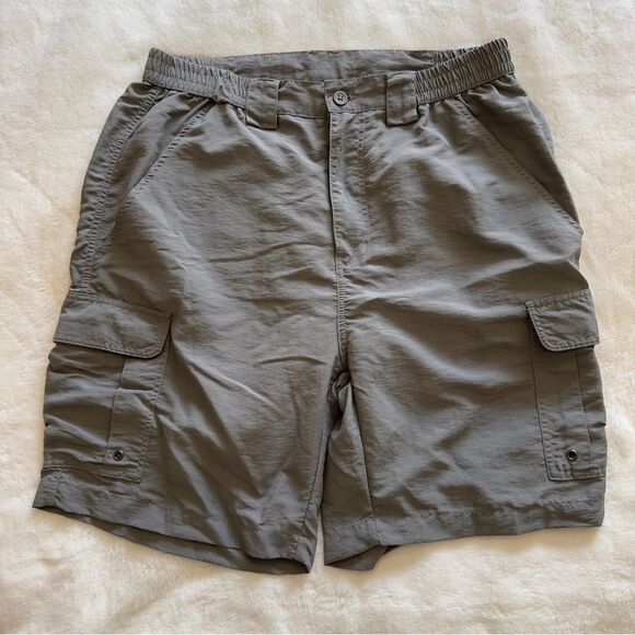 Realtree Fishing Men’s Cargo Shorts Gray Size Large - Picture 1 of 7